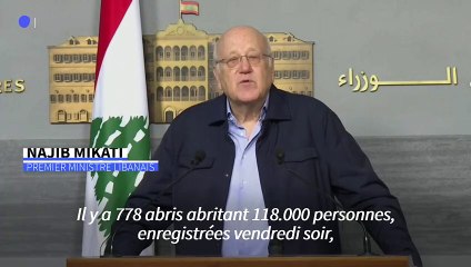 Frappes israéliennes au Liban: le nombre de déplacés pourrait atteindre un million