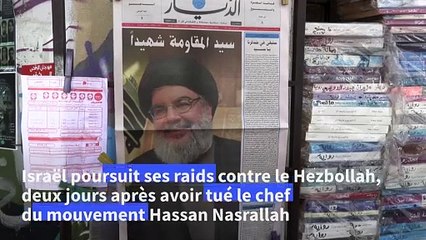 Après avoir tué le chef du Hezbollah, Israël mène de nouvelles frappes au Liban