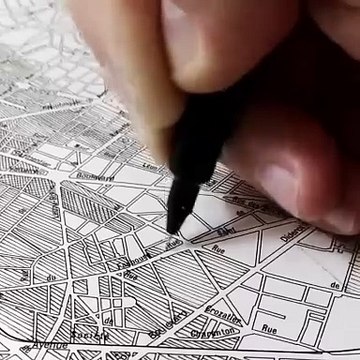 Cet artiste transforme des cartes de grandes villes en magnifiques portraits !