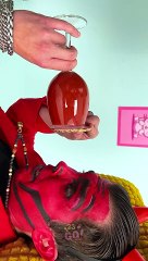 DEMON'S MAGIC TRICK ✨ Gravity Experiment #123go #food #hacks #magic