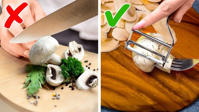 Genius Slicing and Peeling Hacks for EASY Food Prep!