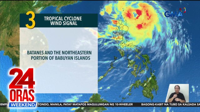 Typhoon Julian, napanatili ang lakas habang kumikilos hilagang kanluran ng Philippine Sea sa silangan ng Cagayan | 24 Oras Weekend