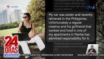 Michelle Dee, nanakawan ng kotse pero nabawi rin | 24 Oras Weekend