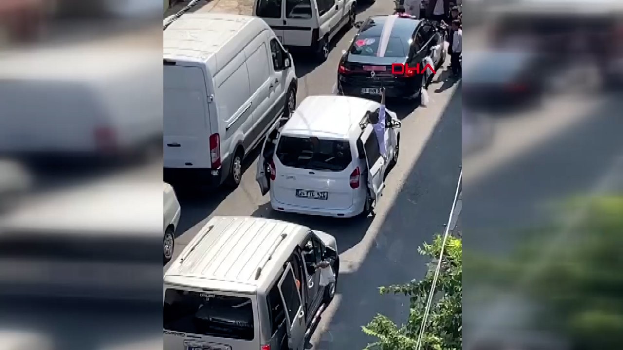 Avcılar'da düğün konvoyunda havaya ateş açtılar