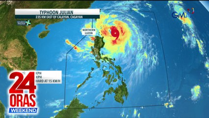 24 Oras Weekend Part 1 - Typhoon Julian sa norte; 6 patay sa Tondo fire; "Patok" sumalpok; atbp.