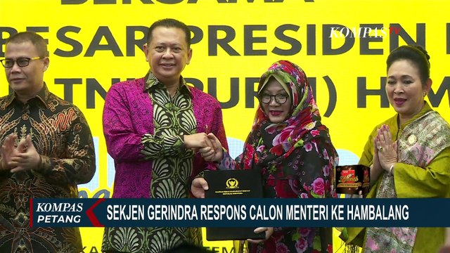 Respons Sekjen Gerindra Ahmad Muzani soal Para Calon Menteri ke Hambalang Bertemu Prabowo