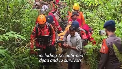 Indonesia mine landslide toll up to 13 as search ends