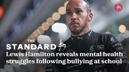 Lewis Hamilton reveals he struggles with mental health issues following intense bullying at school