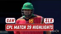 CPL 2024 Match 29 Highlights | Guyana Amazon Warriors vs Saint Lucia Kings