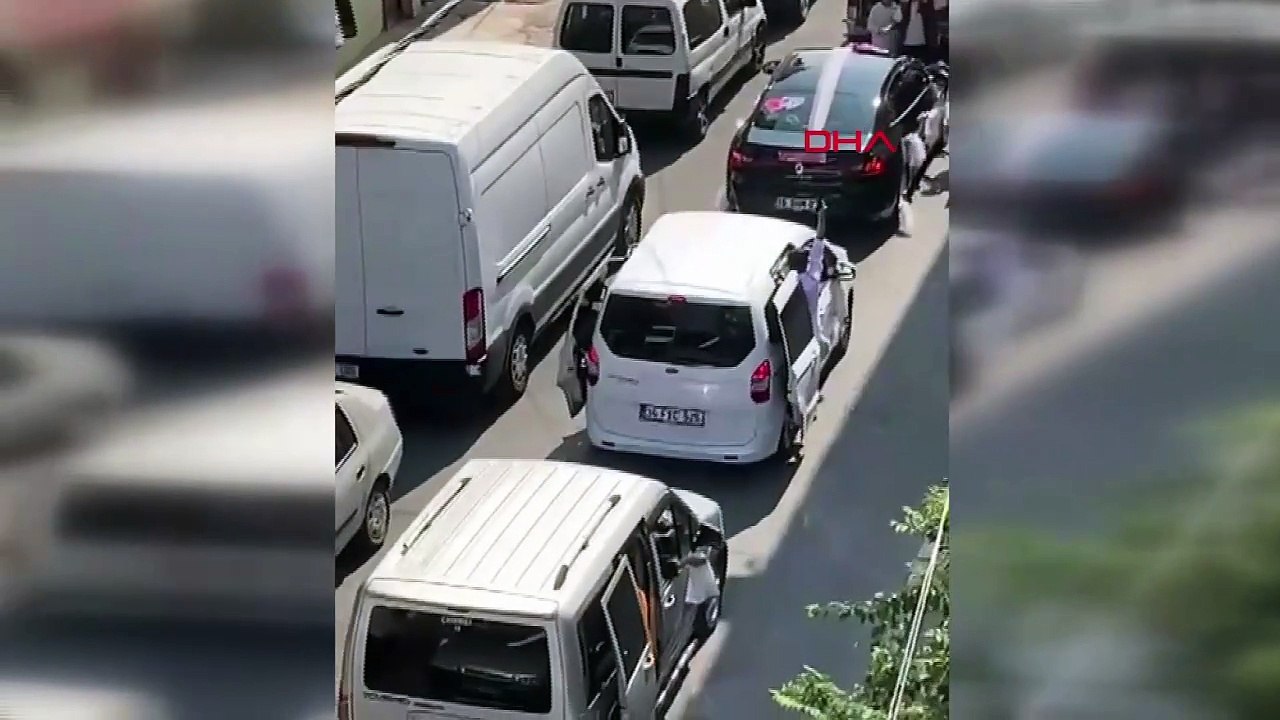 Düğün magandaları binaların arasında rastgele ateş açtı! Çocuklar korkup saklandı