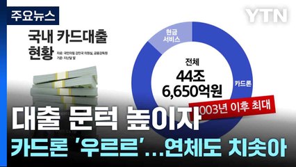 대출 문턱 높이자 카드론 '우르르'...연체도 치솟아 / YTN