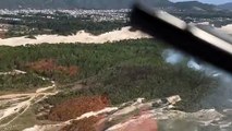 Incêndio na Praia do Moçambique, em Florianópolis