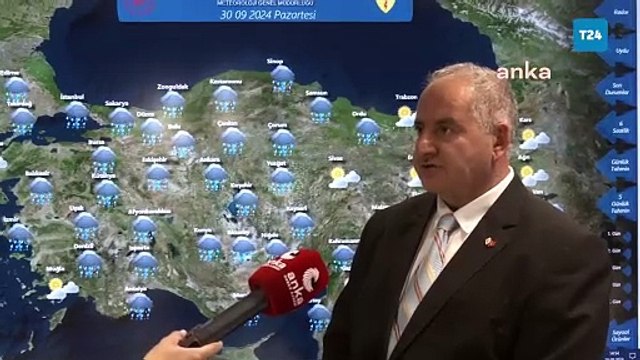 MGM Hava Tahmin Uzmanı Macit: Hava sıcaklıkları yağış ile birlikte azalarak mevsim normallerinin altına düşecek