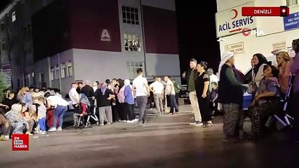 Denizli'de yolun karşısına geçmek isteyen genç kıza otomobil çarptı