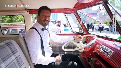 Klasik otomobil tutkunları prostat kanseri farkındalığı için buluştu