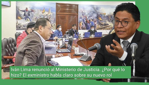 Iván Lima habla después de su renuncia al ministerio