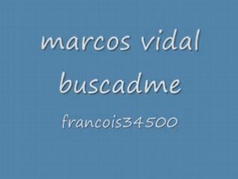 Marcos vidal..gitan..gitan