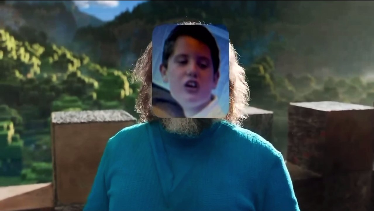 Cameron first appearance in Minecraft movie trailer 1