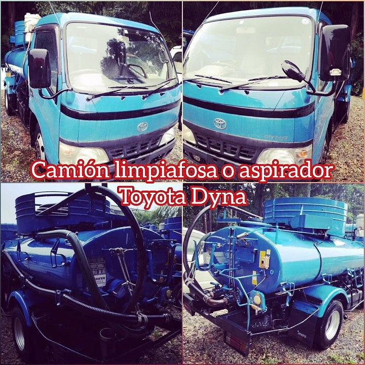 camiones para venta limpia fosa o aspiradora y camion con cajon 4x4