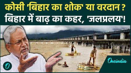 下载视频: Bihar Flood News: बिहार बाढ़ और कोसी नदी, Kosi वरदान या श्राप | Bihar Flood | Bihar News | वनइंडिया