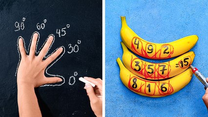 LES MATHS SONT DEVENUES AMUSANTES  ASTUCES ET BRICOLAGES RIGOLOS À L'ÉCOLE !