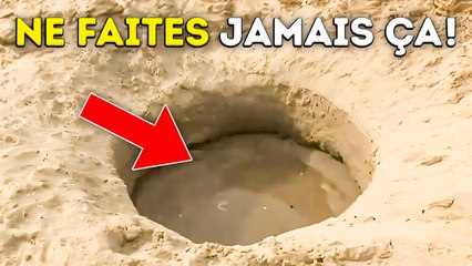 Creuser Des Trous À La Plage Peut Vous Causer De Sérieux Ennuis