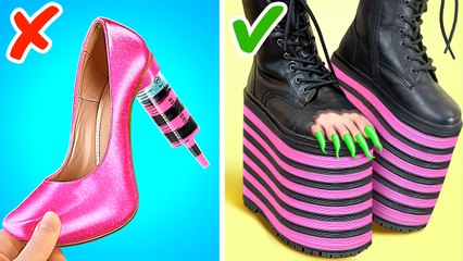 Save Those Ugly Nails!  *Extreme Black VS Pink Makeover*