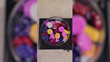 Comment faire une bougie granulée 