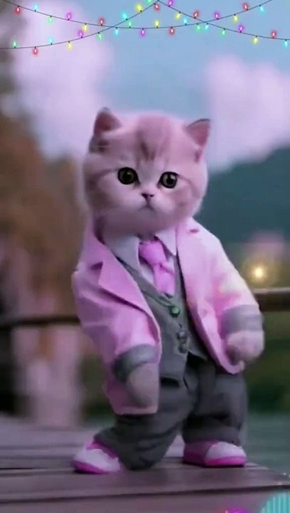 Cat dance video