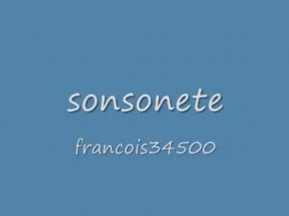 Sonsonete.....