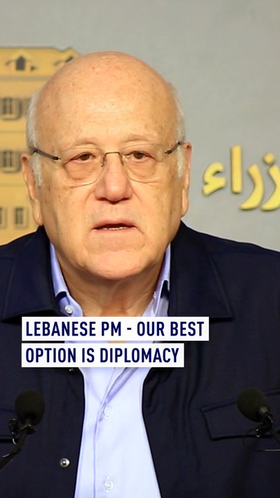 Lebanese PM - our best option is diplomacy