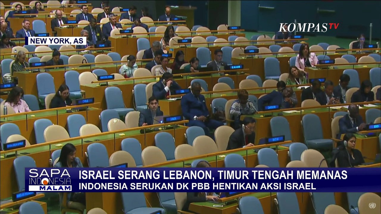 Desak Dewan Keamanan PBB Hentikan Aksi Israel Serang Lebanon, Menlu RI: Indonesia Tidak Bisa Diam!