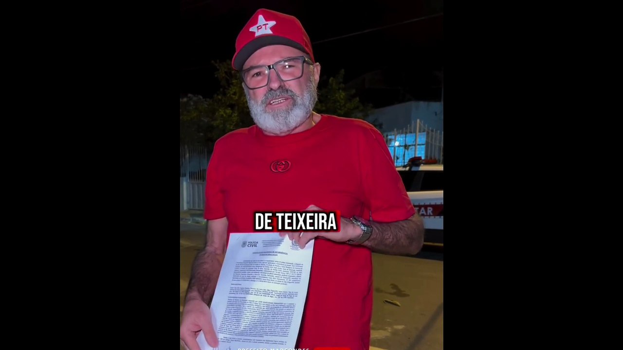 Candidato a prefeito registra B.O. após ser ameaçado por PM à paisana em cidade da região de Patos
