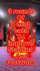 Footwork & stamina Drill #footworkdrills  #stamina #boxing #boxingtraining #ufc​⁠