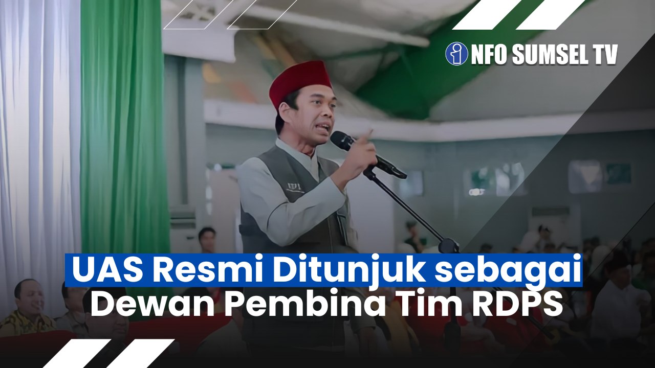RESMI! Ustad Abdul Somad Jadi Dewan Pembina Tim Pemenangan Ratu Dewa Prima Salam di Pilkada Palembang