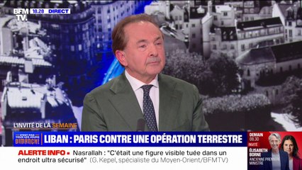 Gilles Kepel: "Le Liban représente pour la France un enjeu de présence historique"