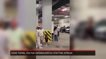 Ozan Tufan, koltuk değnekleriyle stattan ayrıldı!