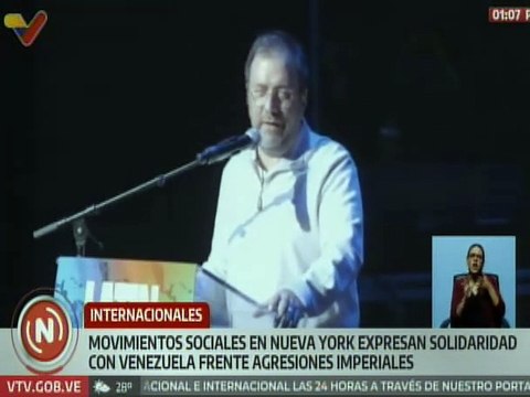 Movimientos sociales en Nueva York expresan su solidaridad con Venezuela frente a los ataques