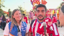 Bonitas historias entre la afición del derbi madrileño