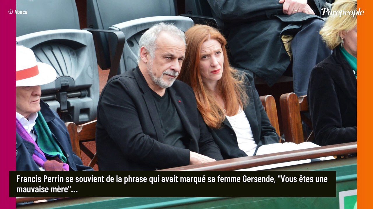 Francis Perrin : Son épouse Gersende blâmée pour l'autisme de leur fils, cette phrase déplacée qu'elle n'oubliera jamais
