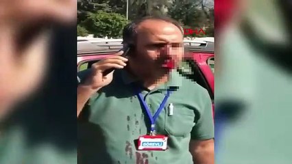 Eşi direksiyon sınavını geçemeyince görevli öğretmenin burnunu kırdı