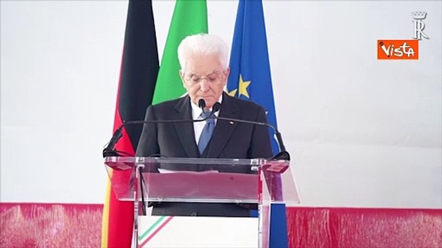 Mattarella a Marzabotto con Presidente tedesco Steinmeier : Qui per dire mai pi?