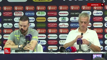 Jose Mourinho: Oyuncuların benim istediğim konsepti anlaması önemli