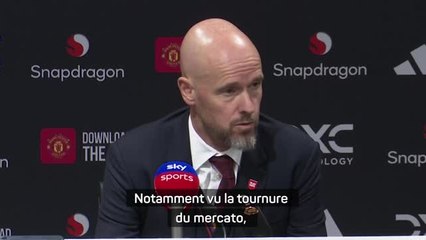 Man. United - ten Hag pas inquiet sur son cas personnel : "On est tous dans le même bateau"