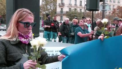 Rassemblement pour Philippine Le Noir de Carlan, Place Denfert-Rochereau. Paris/France - 29.09.2024