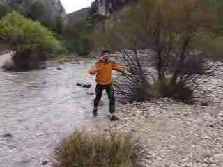 Julien is Jesus, dans Jesus marche sur l'eau