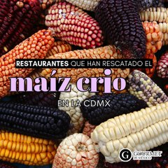 LUGARES QUE HAN RESCATADO EL MAÍZ CRIOLLO EN CDMX