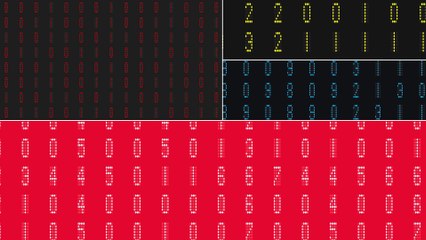 40 Scoreboard Numbers Backgrounds