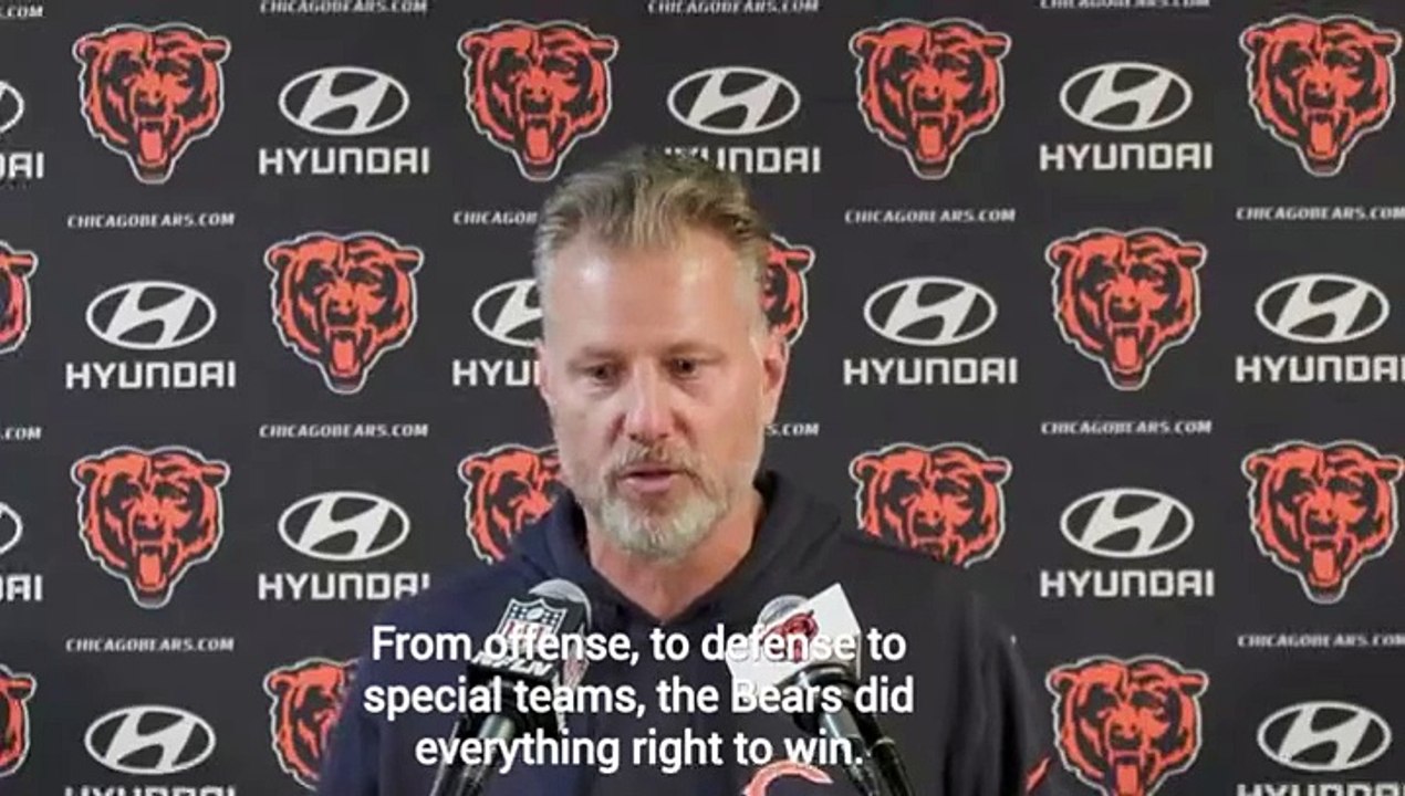 Bears coach Matt Eberflus on 24-18 Win Over Rams.mp4