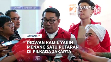 Ridwan Kamil Optimis Menang Satu Putaran di Pilkada Jakarta 2024: Survei Sudah Lumayan